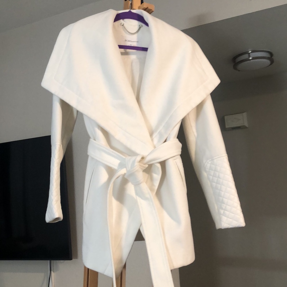 Women BCBG Ivory white blazer size Small BCBGeneration
